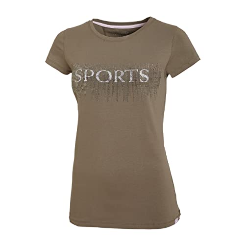 Schockemöhle Sports Damen Funktionsshirt, Damenshirt, T-Shirt SCH_Lena Größe L, Farbe Olive von Schockemöhle Sports GmbH