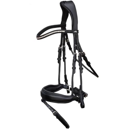 Schockemöhle Malibu Trense anatomisch ohne Zügel Größe: WB Farbe: Black/Silver Schockemöhle Malibu Trense anatomisch ohne Zügel Größe: WB Farbe: Black/Silver von Schockemöhle