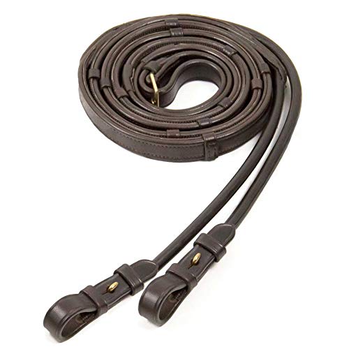 Schockemöhle Trensenzügel mit Zaumhaken rundgenäht, Beschläge:Messing, Schockemöhle:braun Schockemöhle Trensenzügel mit Zaumhaken rundgenäht, Beschläge:Messing, Schockemöhle:braun von Schockemöhle