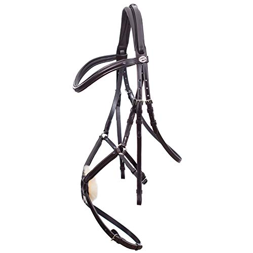 Schockemohle Auckland Classic Line Bridle Dark Brown/Silver WB (Full) von Schockemöhle