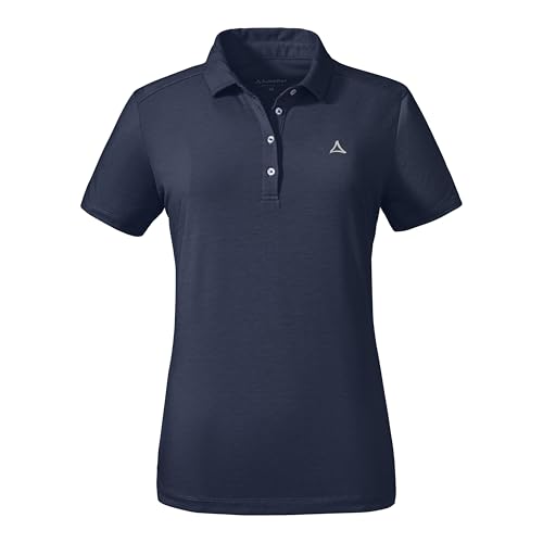 Schöffel Damen CIRC Polo Shirt Tauron L, kreislauffähiges Wandershirt, schnell trocknendes, leichtes Poloshirt mit fast 100 % Recyclingfähigkeit, navy blazer, 42 Schöffel Damen CIRC Polo Shirt Tauron L, kreislauffähiges Wandershirt, schnell trocknendes, leichtes Poloshirt mit fast 100 % Recyclingfähigkeit, navy blazer, 42 von Schöffel