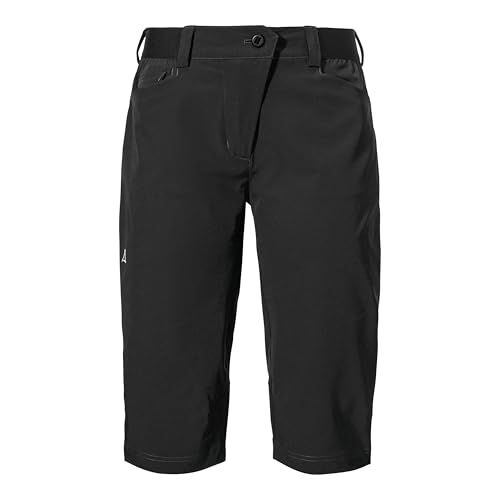 Schöffel Damen Capri Pants Style Keitele WMS, schnell trocknende Radhose mit 4-Wege-Stretch, Dreiviertel Hose mit radspezifischer Passform und elastischem Bund, black, 40 Schöffel Damen Capri Pants Style Keitele WMS, schnell trocknende Radhose mit 4-Wege-Stretch, Dreiviertel Hose mit radspezifischer Passform und elastischem Bund, black, 40 von Schöffel