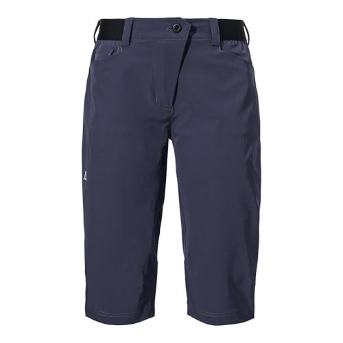 Schöffel Damen Capri Pants Style Keitele WMS, schnell trocknende Radhose mit 4-Wege-Stretch, Dreiviertel Hose mit radspezifischer Passform und elastischem Bund, navy blazer, 40 Schöffel Damen Capri Pants Style Keitele WMS, schnell trocknende Radhose mit 4-Wege-Stretch, Dreiviertel Hose mit radspezifischer Passform und elastischem Bund, navy blazer, 40 von Schöffel