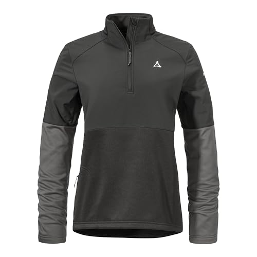 Schöffel Damen Jersey Style Salza WMS, schnelltrocknendes Fahrradtrikot mit Rückentasche, wärmendes MTB Jersey, Funktionsshirt mit integriertem Brillentuch Schöffel Damen Jersey Style Salza WMS, schnelltrocknendes Fahrradtrikot mit Rückentasche, wärmendes MTB Jersey, Funktionsshirt mit integriertem Brillentuch von Schöffel