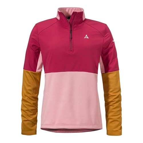 Schöffel Damen Jersey Style Salza WMS, schnelltrocknendes Fahrradtrikot mit Rückentasche, wärmendes MTB Jersey, Funktionsshirt mit integriertem Brillentuch Schöffel Damen Jersey Style Salza WMS, schnelltrocknendes Fahrradtrikot mit Rückentasche, wärmendes MTB Jersey, Funktionsshirt mit integriertem Brillentuch von Schöffel