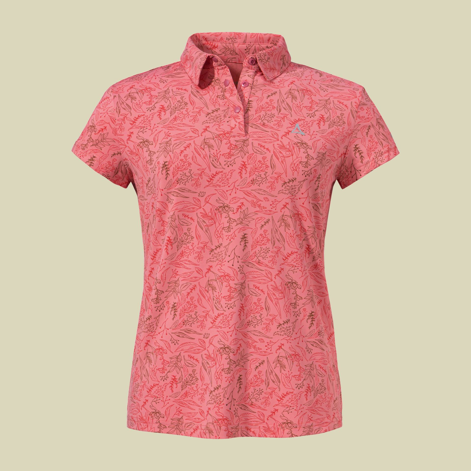 Polo Shirt Sternplatte L Women 44 rot - clasping rose von Schöffel