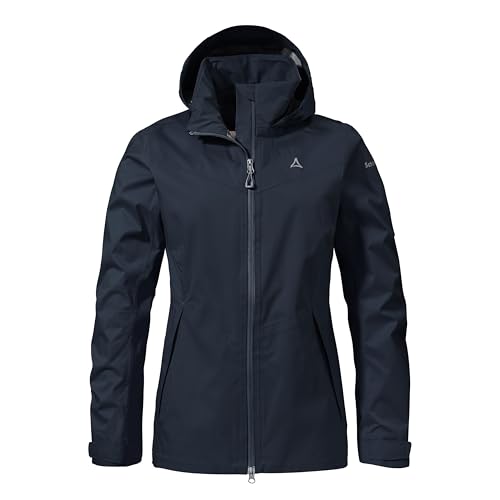 Schöffel Damen 2.5L Jacket Aiplspitz L, leichte Outdoor Jacke, wasserdicht & atmungsaktiv, Regenjacke aus 2,5-Lagen Venturi mit 2-Wege-Stretch und verstellbarer Kapuze, navy blazer, 36 Schöffel Damen 2.5L Jacket Aiplspitz L, leichte Outdoor Jacke, wasserdicht & atmungsaktiv, Regenjacke aus 2,5-Lagen Venturi mit 2-Wege-Stretch und verstellbarer Kapuze, navy blazer, 36 von Schöffel