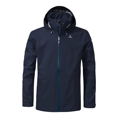 Schöffel Herren 2.5L Jacket Aiplspitz M, leichte Outdoor Jacke, wasserdicht & atmungsaktiv, Regenjacke aus 2,5-Lagen Venturi mit 2-Wege-Stretch und verstellbarer Kapuze, navy blazer, 56 Schöffel Herren 2.5L Jacket Aiplspitz M, leichte Outdoor Jacke, wasserdicht & atmungsaktiv, Regenjacke aus 2,5-Lagen Venturi mit 2-Wege-Stretch und verstellbarer Kapuze, navy blazer, 56 von Schöffel