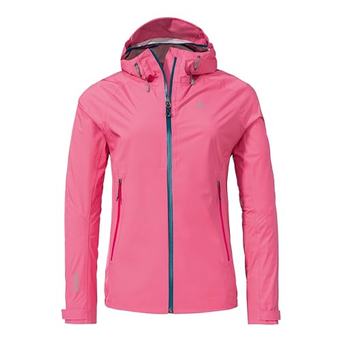 Schöffel Damen 2.5L Jacket Vistdal L, nachhaltige Regenjacke aus pflanzenbasiertem ecodear Bio-Nylon, wasserdichte Outdoor Jacke, winddicht & atmungsaktiv dank Dermizax Membran, holly pink, 40 Schöffel Damen 2.5L Jacket Vistdal L, nachhaltige Regenjacke aus pflanzenbasiertem ecodear Bio-Nylon, wasserdichte Outdoor Jacke, winddicht & atmungsaktiv dank Dermizax Membran, holly pink, 40 von Schöffel