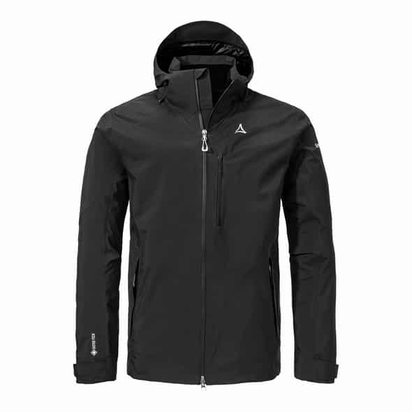 Schöffel 2L Jacke Gaschurn GORE-TEX ePE Herren Wanderjacke (Schwarz 58) Wanderbekleidung von Schöffel