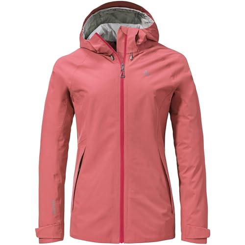 Schöffel Damen 2L Jacket Ankelspitz L, bequeme Outdoor Jacke, wasserdicht & atmungsaktiv, Regenjacke aus elastischem Venturi Material, praktische Innentasche von Schöffel