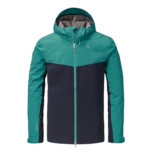 Schöffel Herren 2L Jacket Ankelspitz M, bequeme Outdoor Jacke, wasserdicht & atmungsaktiv, Regenjacke aus elastischem Venturi Material, praktische Innentasche, navy blazer/quartz, 54 Schöffel Herren 2L Jacket Ankelspitz M, bequeme Outdoor Jacke, wasserdicht & atmungsaktiv, Regenjacke aus elastischem Venturi Material, praktische Innentasche, navy blazer/quartz, 54 von Schöffel