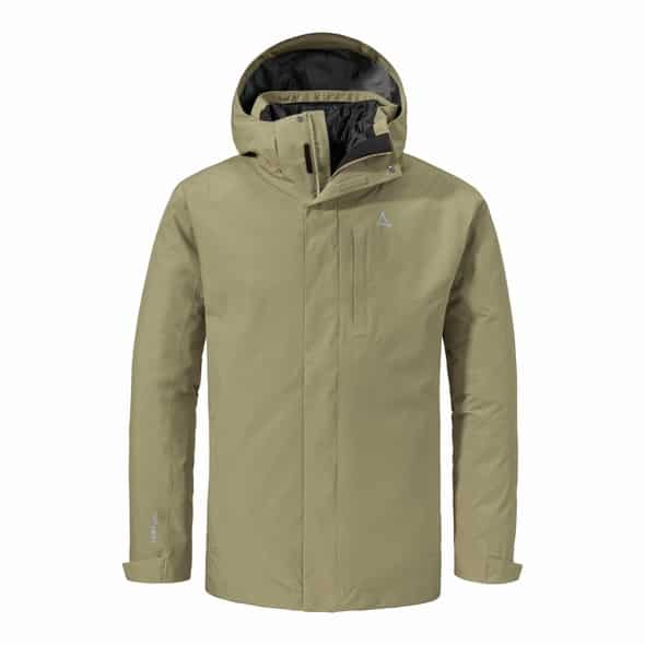 Schöffel 3in1 Style Tamina Multifunktionsjacke Herren (Khaki 56) Wanderbekleidung von Schöffel