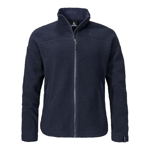 Schöffel Damen CIRC Fleece Jk Style Purga WMS, kreislauffähige Fleecejacke aus kuscheligem Sherpa Fleece, wärmende, schnell trocknende Outdoor Jacke mit fast 100 % Recyclingfähigkeit, navy blazer, 42 Schöffel Damen CIRC Fleece Jk Style Purga WMS, kreislauffähige Fleecejacke aus kuscheligem Sherpa Fleece, wärmende, schnell trocknende Outdoor Jacke mit fast 100 % Recyclingfähigkeit, navy blazer, 42 von Schöffel