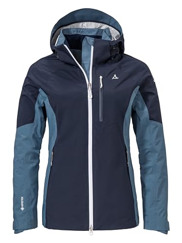 Schöffel Damen 2L Jacket Gaschurn L, Outdoorjacke mit wasserdichter, atmungsaktiver Membran, Winter Wanderjacke mit Unterarmbelüftung, Kapuze und Taschen, bering sea, 42 Schöffel Damen 2L Jacket Gaschurn L, Outdoorjacke mit wasserdichter, atmungsaktiver Membran, Winter Wanderjacke mit Unterarmbelüftung, Kapuze und Taschen, bering sea, 42 von Schöffel