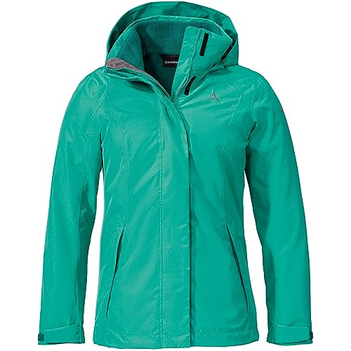 Schöffel Damen 3in1 Jacket Partinello L, wind- und wasserdichte Winterjacke mit separat verwendbarer Fleece Jacke, bequeme Regenjacke mit verstellbarer Kapuze von Schöffel