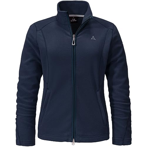 Schöffel Damen Jacket Leona3 Fleecejacke, Navy Blazer, 44 EU von Schöffel