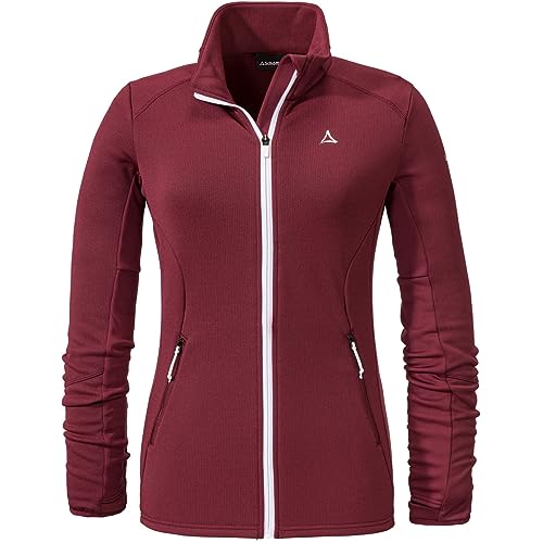 Schöffel Damen Fleece Jacket Lodron L, atmungsaktive Fleecejacke aus 4-Wege-Stretch, Funktionsjacke mit Body-Mapping Technologie und Original ÖSV Logos von Schöffel