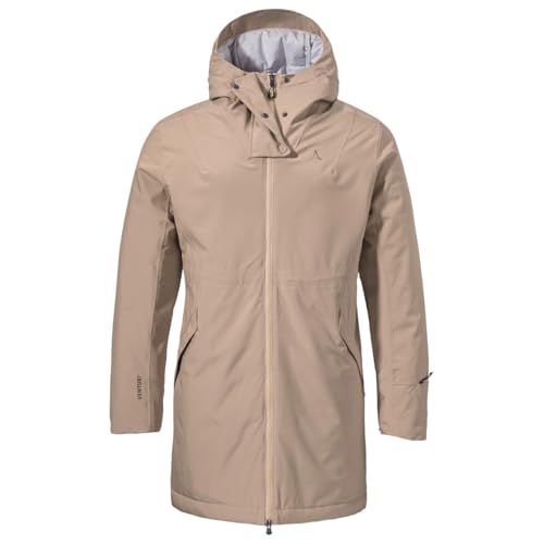 Schöffel Damen Ins Parka Style Crivat WMS, wasserdichte und atmungsaktive Winterjacke, komprimierbarer, leichter Parka mit nachhaltiger Wattierung von Schöffel