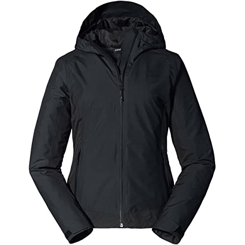 Schöffel Damen Jacket Wamberg L, winddichte, atmungsaktive Regenjacke, komfortable Outdoor Jacke, Wanderjacke mit verstellbarer Kapuze, black, 42 Schöffel Damen Jacket Wamberg L, winddichte, atmungsaktive Regenjacke, komfortable Outdoor Jacke, Wanderjacke mit verstellbarer Kapuze, black, 42 von Schöffel