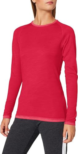 Schöffel Damen Merino Sport Shirt 1/1 Arm W, temperaturregulierendes Langarmshirt, atmungsaktives Funktionsunterwäsche-Shirt in Wollqualität, rasberry s, XL Schöffel Damen Merino Sport Shirt 1/1 Arm W, temperaturregulierendes Langarmshirt, atmungsaktives Funktionsunterwäsche-Shirt in Wollqualität, rasberry s, XL von Schöffel