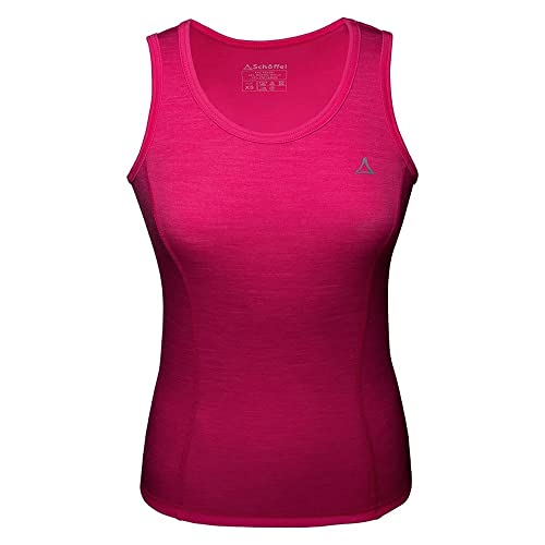 Schöffel Damen Merino Sport Top W, temperaturregulierendes Unterhemd, atmungsaktives Funktionsunterwäsche-Top in Wollqualität, rasberry s, XL Schöffel Damen Merino Sport Top W, temperaturregulierendes Unterhemd, atmungsaktives Funktionsunterwäsche-Top in Wollqualität, rasberry s, XL von Schöffel