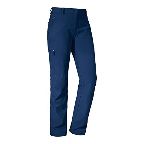 Schöffel Damen Pants Ascona, leichte und komfortable Wanderhose für Frauen, vielseitige Outdoor Hose mit optimaler Passform und praktischen Taschen, dress blues, 20 von Schöffel