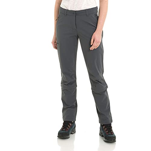 Schöffel Damen Pants Engadin1 Zip Off bequeme und elastische Damen Hose mit Zip-Off Funktion, kühlende und schnell trocknende Outdoor Hose für Frauen, Asphalt, 25 von Schöffel