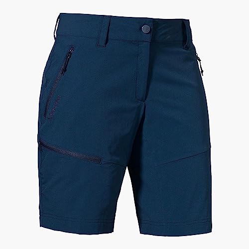 Schöffel Damen Shorts Toblach2, leichte und kühlende kurze Wanderhose mit elastischem Stoff, vielseitige Outdoor Hose mit optimaler Passform und praktischen Taschen, dress blues, 44 von Schöffel