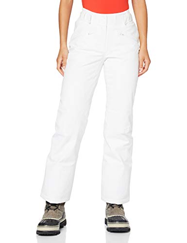 Schöffel Damen Ski Pants Horberg L, wind- und wasserdichte Skihose, wärmende und atmungsaktive Schneehose mit Schneefang, bright white, 34 von Schöffel