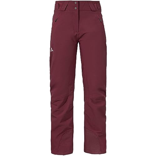 Schöffel Damen Ski Pants Weissach L Hose, Dark Burgundy, 42 von Schöffel