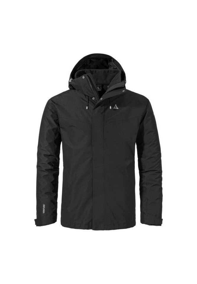 Schöffel Doppeljacke Schöffel Herren 3 in 1 Wanderjacke Style Okere MNS 23921 black von Schöffel