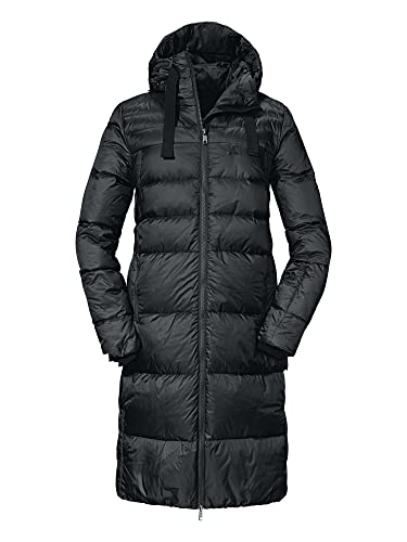 Schöffel Damen Down Coat Kenosha L, wind- und wasserabweisender Daunenmantel mit RDS-zertifizierten Federn, leichte Winter Wanderjacke mit Wärmekragen und Kapuze, black, 42 Schöffel Damen Down Coat Kenosha L, wind- und wasserabweisender Daunenmantel mit RDS-zertifizierten Federn, leichte Winter Wanderjacke mit Wärmekragen und Kapuze, black, 42 von Schöffel