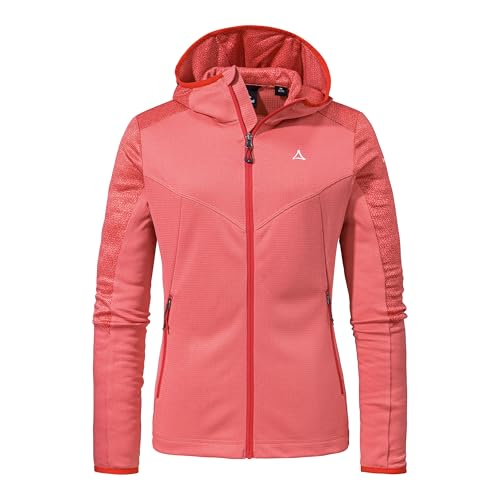 Schöffel Damen Fleece Hoody Svardalen L, schnell trocknende Fleecejacke mit Kapuze, funktionaler Outdoor Hoody, mit Reißverschluss-Taschen und elastischem Saum Schöffel Damen Fleece Hoody Svardalen L, schnell trocknende Fleecejacke mit Kapuze, funktionaler Outdoor Hoody, mit Reißverschluss-Taschen und elastischem Saum von Schöffel