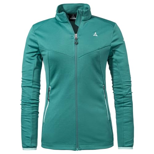Schöffel Damen Fleece Jacket Svardalen L, schnell trocknende Fleecejacke mit Kragen, funktionales Outdoor Fleece, mit Reißverschluss-Taschen und elastischem Saum Schöffel Damen Fleece Jacket Svardalen L, schnell trocknende Fleecejacke mit Kragen, funktionales Outdoor Fleece, mit Reißverschluss-Taschen und elastischem Saum von Schöffel