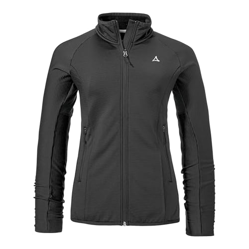 Schöffel Damen Fleece Jk Style Cascata WMS, Fleecejacke dünn & leicht mit Stehkragen, wärmende Outdoorjacke aus 2-Wege-Stretch mit 2 Außentaschen, black, 42 Schöffel Damen Fleece Jk Style Cascata WMS, Fleecejacke dünn & leicht mit Stehkragen, wärmende Outdoorjacke aus 2-Wege-Stretch mit 2 Außentaschen, black, 42 von Schöffel