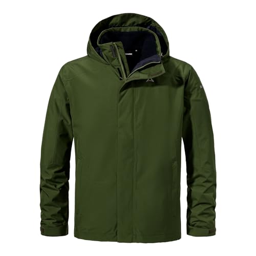 Schöffel Herren 3in1 Jacket Partinello Doppeljacke, Loden Green, 56 von Schöffel