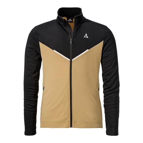 Schöffel Herren Fleecejacke Midlayerjacke Outdoorjacke Fleece Jacket Fellhorn, Farbe:Beige, Größe:52, Artikel:-4340 sand drift von Schöffel