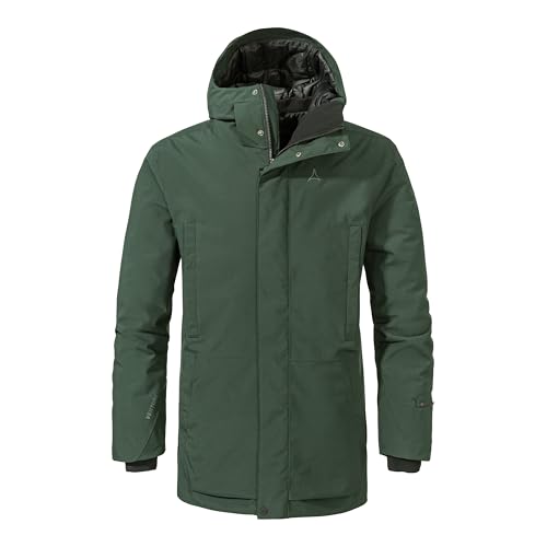 Schöffel Herren Style Crivat Mns Winter Parka, Dark Jade, 54 EU von Schöffel