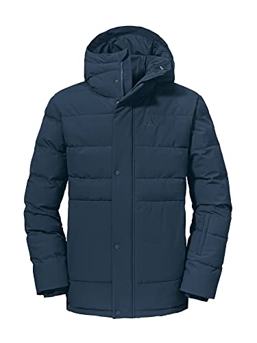 Schöffel Herren Ins. Jacket Eastcliff M, atmungsaktive, wasserdichte Winter Wanderjacke, Outdoorjacke mit verstellbarer Kapuze und praktischen Taschen, navy blazer, 46 von Schöffel