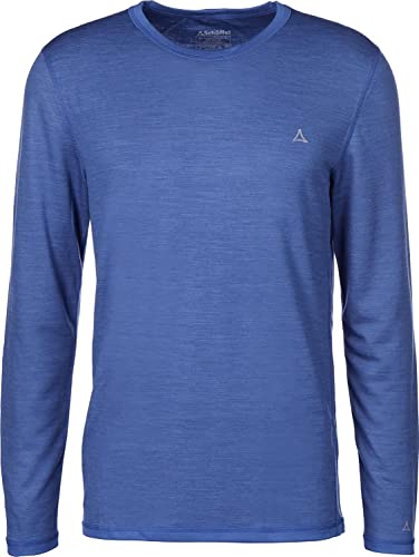 Schöffel Herren Merino Sport Shirt 1/1 Arm M, temperaturregulierendes Langarmshirt, atmungsaktives Funktionsunterwäsche-Shirt in Wollqualität, imperial b, S Schöffel Herren Merino Sport Shirt 1/1 Arm M, temperaturregulierendes Langarmshirt, atmungsaktives Funktionsunterwäsche-Shirt in Wollqualität, imperial b, S von Schöffel
