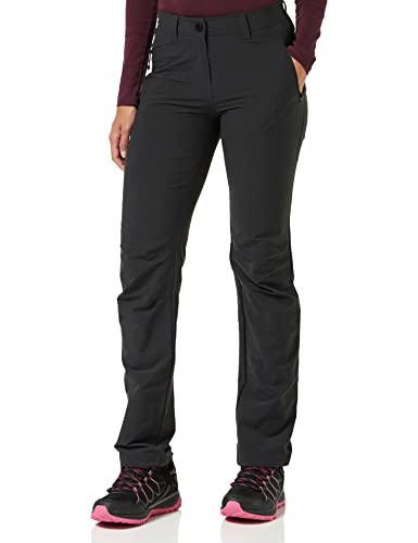 Schöffel Damen Pants Engadin W, warme und wasserabweisende Wanderhose für Frauen, Outdoor Hose mit weichem Futter, black, 46 von Schöffel