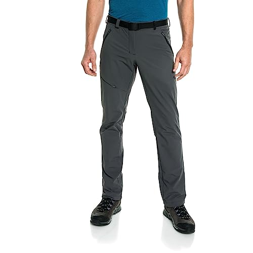 Schöffel Herren Pants Wendelstein M, wasserabweisende Outdoor Hose, robuste Wanderhose mit individueller Passform, asphalt, 52 von Schöffel