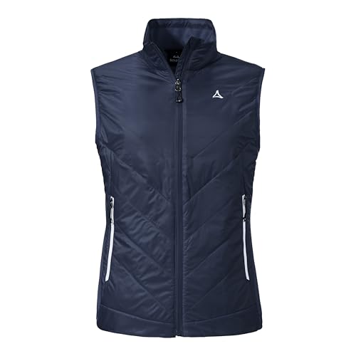 Schöffel Damen Hybrid Vt Style Cascata WMS, windabweisende, komprimierbare Funktionsweste, gefütterte Outdoorweste mit recycelter Wattierung, navy blazer, 46 Schöffel Damen Hybrid Vt Style Cascata WMS, windabweisende, komprimierbare Funktionsweste, gefütterte Outdoorweste mit recycelter Wattierung, navy blazer, 46 von Schöffel