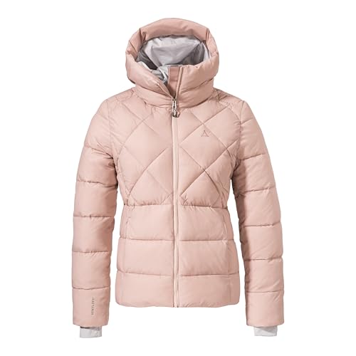 Schöffel Damen Ins Jacket Boston L, warme Winterjacke aus recycelten Materialien, leichte Steppjacke mit Kapuze, winddicht und wasserabweisend, mushroom, 42 Schöffel Damen Ins Jacket Boston L, warme Winterjacke aus recycelten Materialien, leichte Steppjacke mit Kapuze, winddicht und wasserabweisend, mushroom, 42 von Schöffel