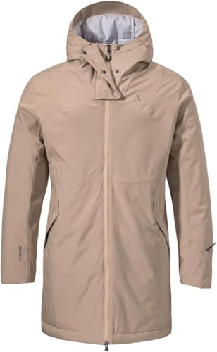 Schöffel Damen Ins Parka Style Crivat WMS, wasserdichte und atmungsaktive Winterjacke, komprimierbarer, leichter Parka mit nachhaltiger Wattierung, mushroom, 42 Schöffel Damen Ins Parka Style Crivat WMS, wasserdichte und atmungsaktive Winterjacke, komprimierbarer, leichter Parka mit nachhaltiger Wattierung, mushroom, 42 von Schöffel