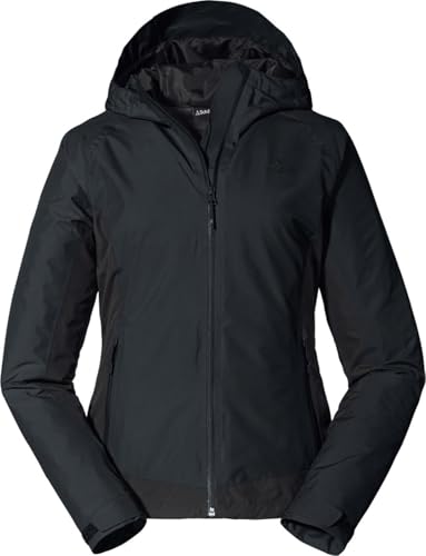 Schöffel Damen Jacket Wamberg L, winddichte, atmungsaktive Regenjacke, komfortable Outdoor Jacke, Wanderjacke mit verstellbarer Kapuze, black, 38 Schöffel Damen Jacket Wamberg L, winddichte, atmungsaktive Regenjacke, komfortable Outdoor Jacke, Wanderjacke mit verstellbarer Kapuze, black, 38 von Schöffel
