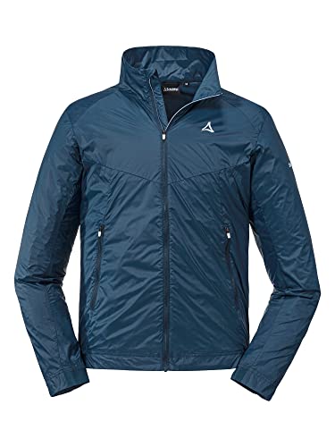 Schöffel Herren Jacket Bygstad M, winddichte Wanderjacke, Windbreaker mit kühlenden Graphene Fasern, dress blues, 54 von Schöffel