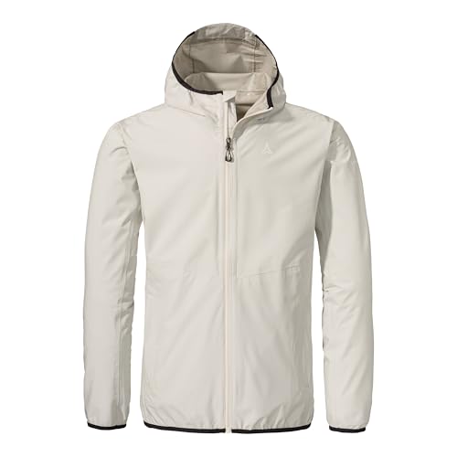 Schöffel Herren Jacket Style Migandi MNS, Allwetterjacke mit 2-Wege-Stretch, mit verstellbarer Kapuze, wasserdicht und atmungsaktiv, nordic, 48 von Schöffel