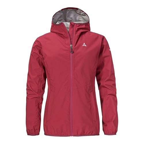 Schöffel Damen Jacket Style Migandi WMS, Allwetterjacke mit 2-Wege-Stretch, mit verstellbarer Kapuze, wasserdicht und atmungsaktiv, merlot, 46 Schöffel Damen Jacket Style Migandi WMS, Allwetterjacke mit 2-Wege-Stretch, mit verstellbarer Kapuze, wasserdicht und atmungsaktiv, merlot, 46 von Schöffel